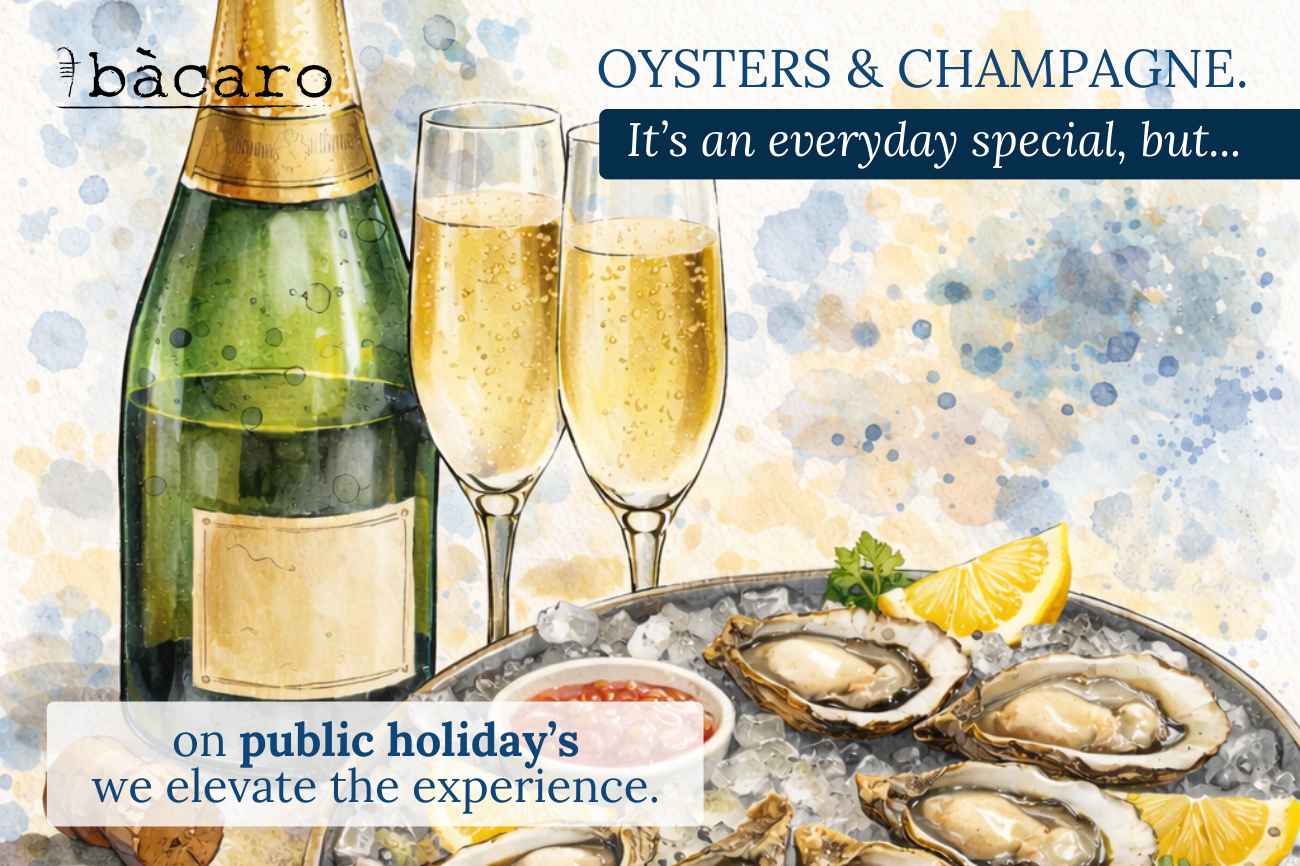 Oysters & Champagne at Bàcaro