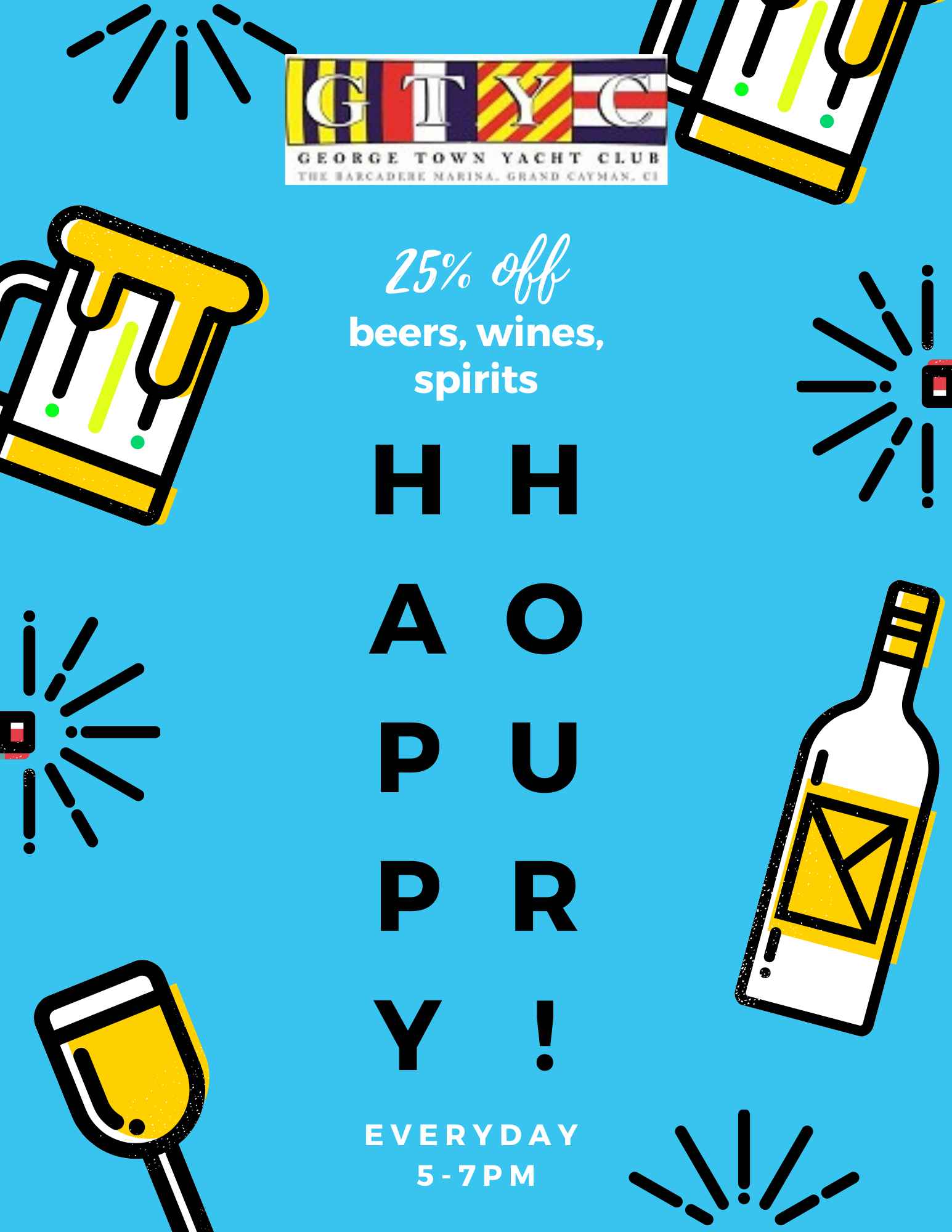 25% off Happy Hour