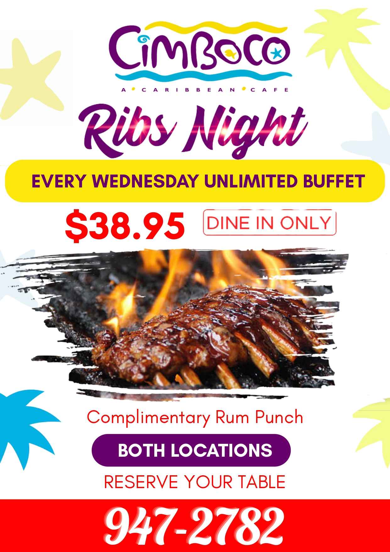 Ribs Night at Cimboco