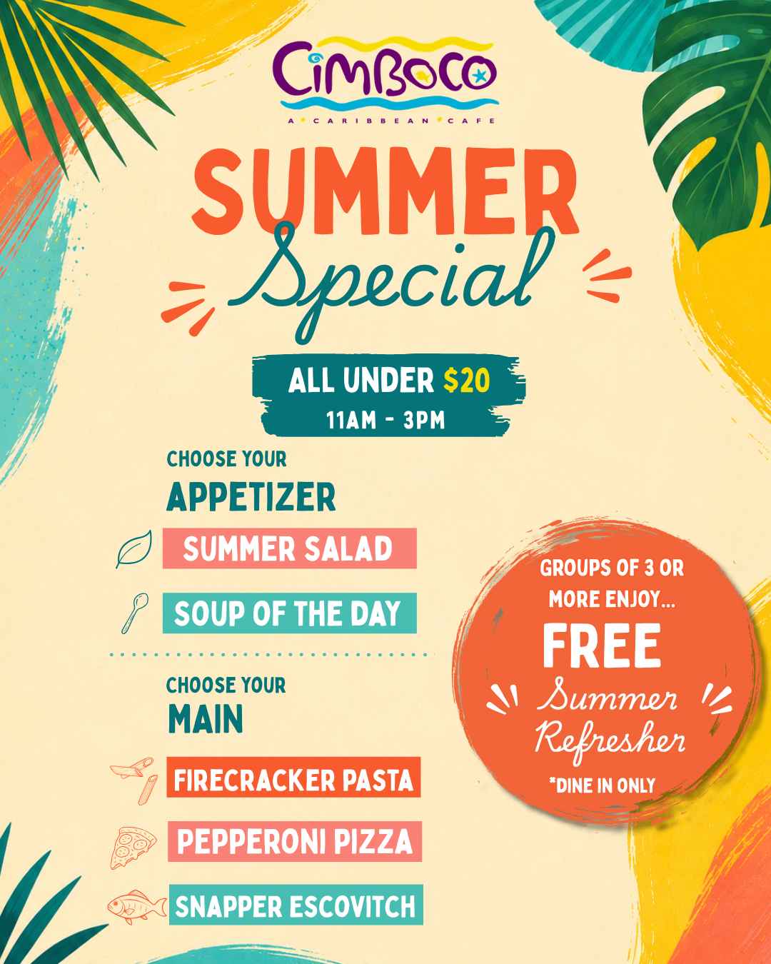 Summer Special at Cimboco