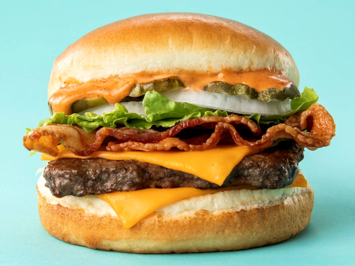 Wendy's single burger