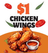 Monday Wings and Beer Special