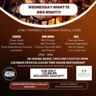 Wednesday BBQ Night at Crystal Caves