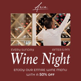 Wine Night at Aria