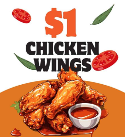 Monday Wings and Beer Special