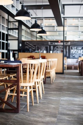  Seating Inside the Waterfront Camana Bay 